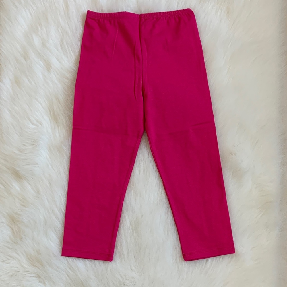Bright Pink Kids Leggings